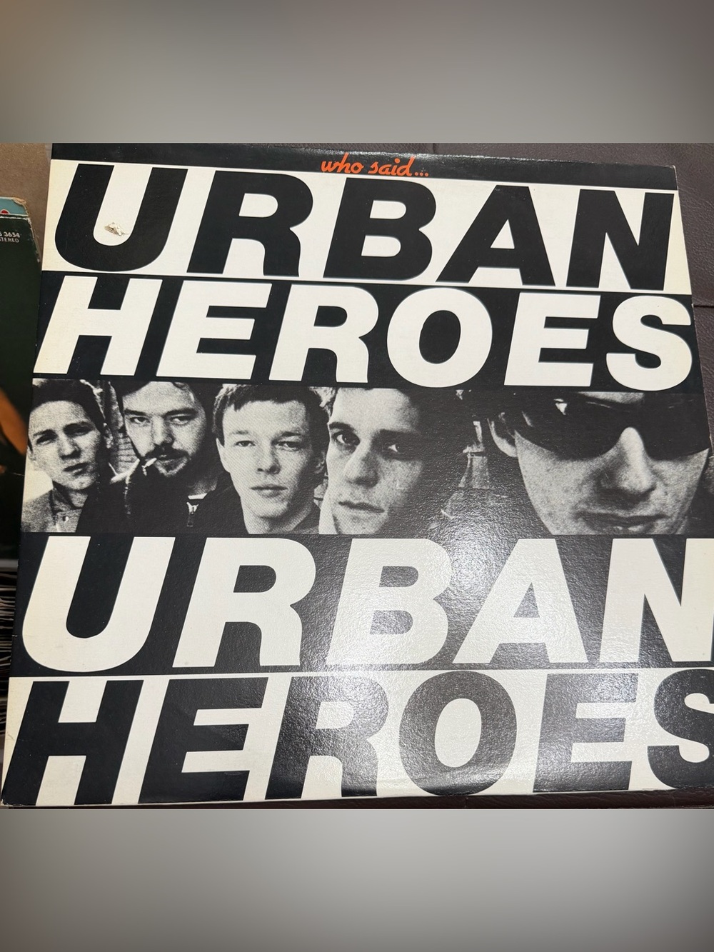 Urban Heroes Who Said LP Handshake  JW 36962 Gold Stamp Promo